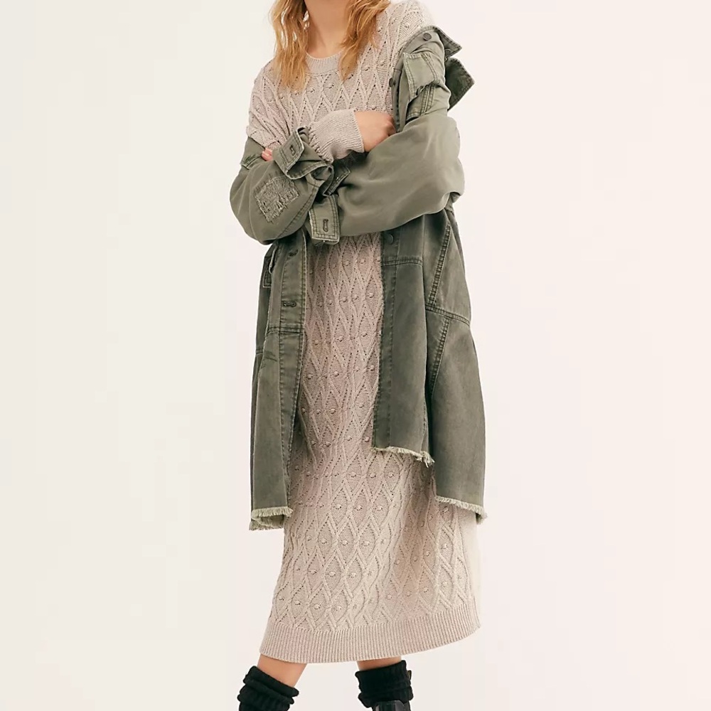 FREE PEOPLE, WE THE FREE, FOREVER FREE TIERED JACKET